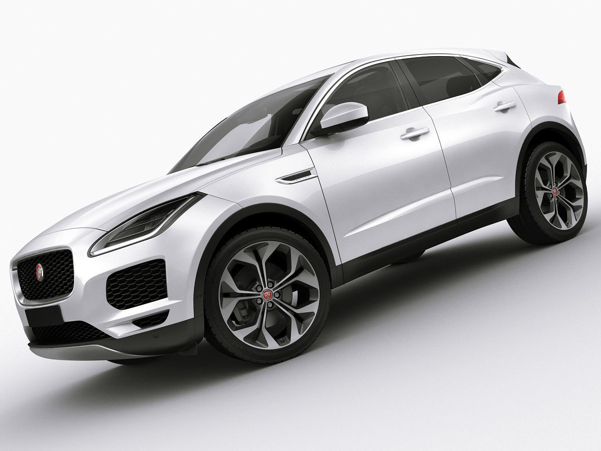 Jaguar E-pace 2018 3D model_8