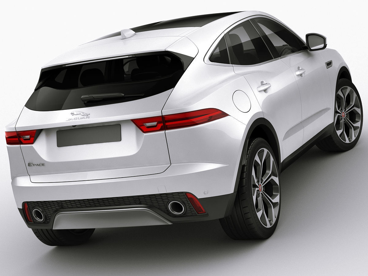 Jaguar E-pace 2018 3D model_1