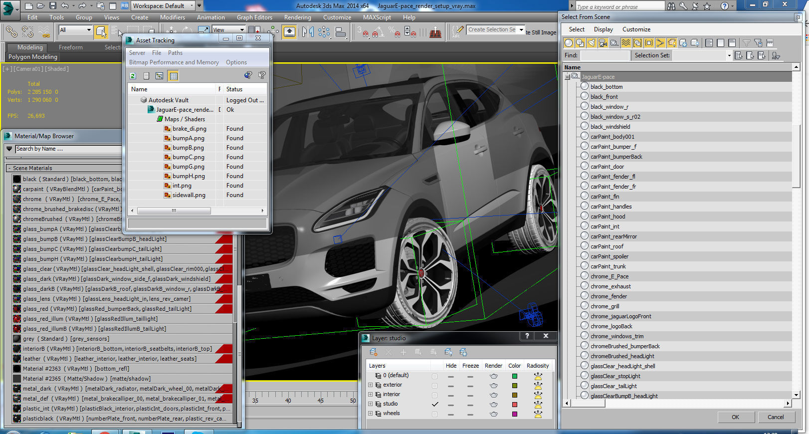 Jaguar E-pace 2018 3D model_22