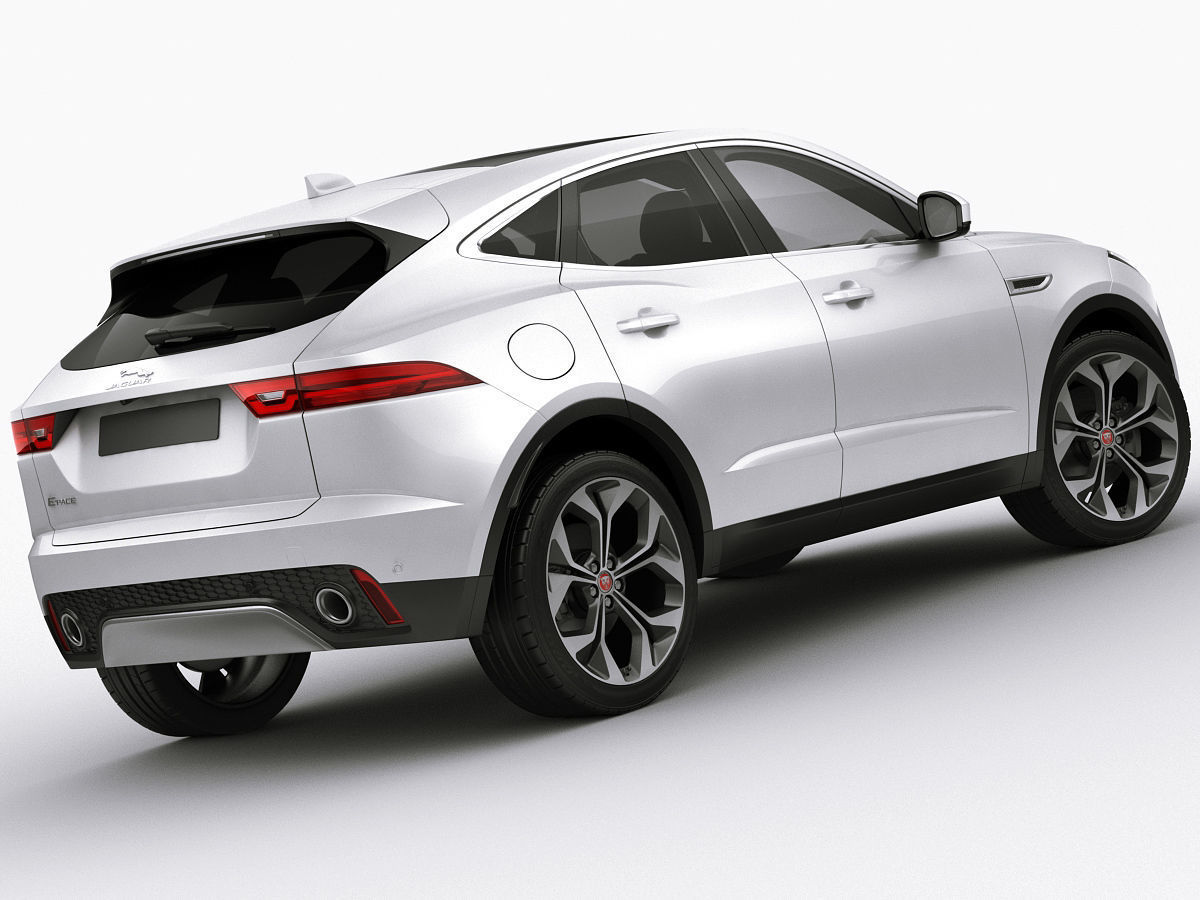 Jaguar E-pace 2018 3D model_9