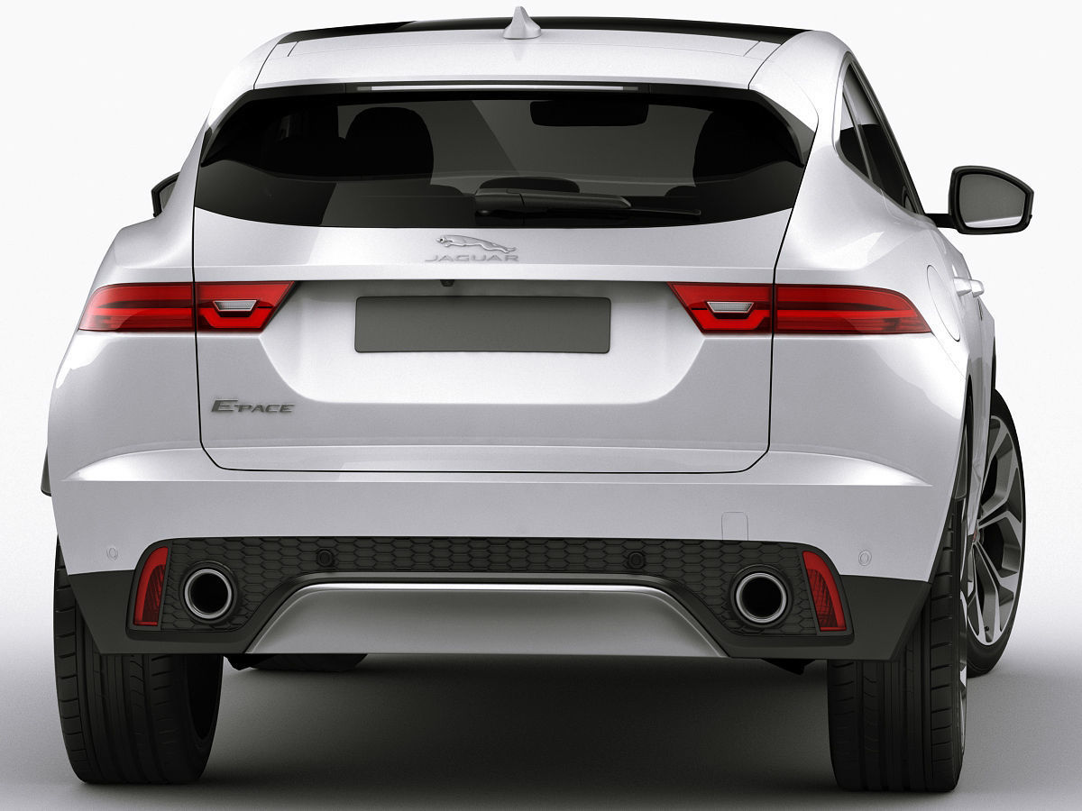 Jaguar E-pace 2018 3D model_11