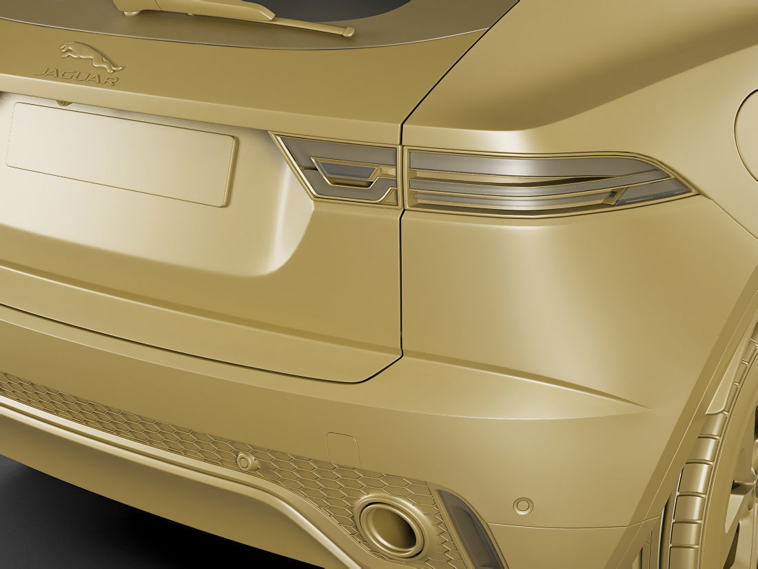 Jaguar E-pace 2018 3D model_18