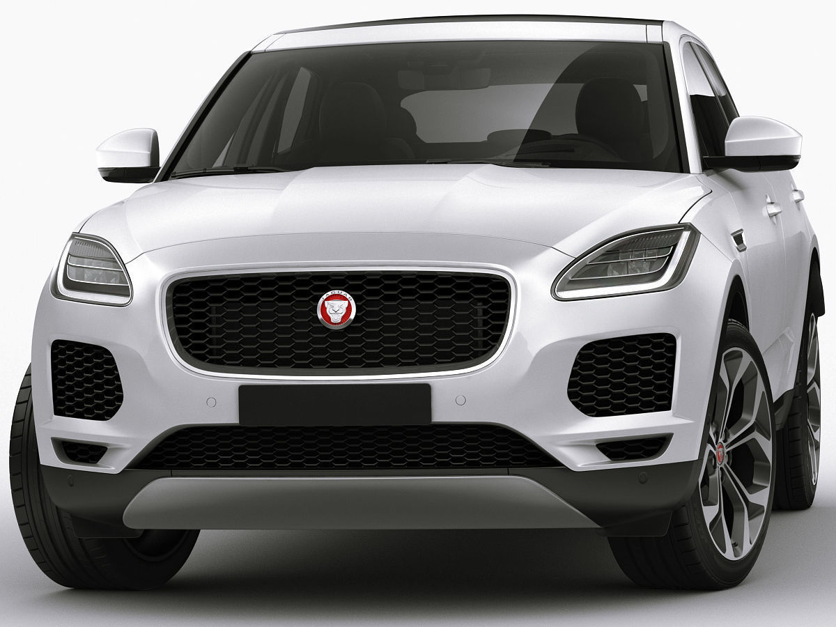 Jaguar E-pace 2018 3D model_10