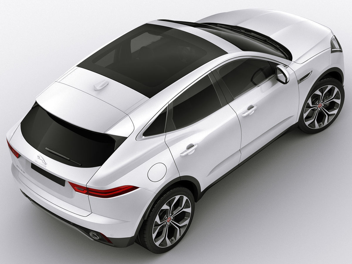 Jaguar E-pace 2018 3D model_7
