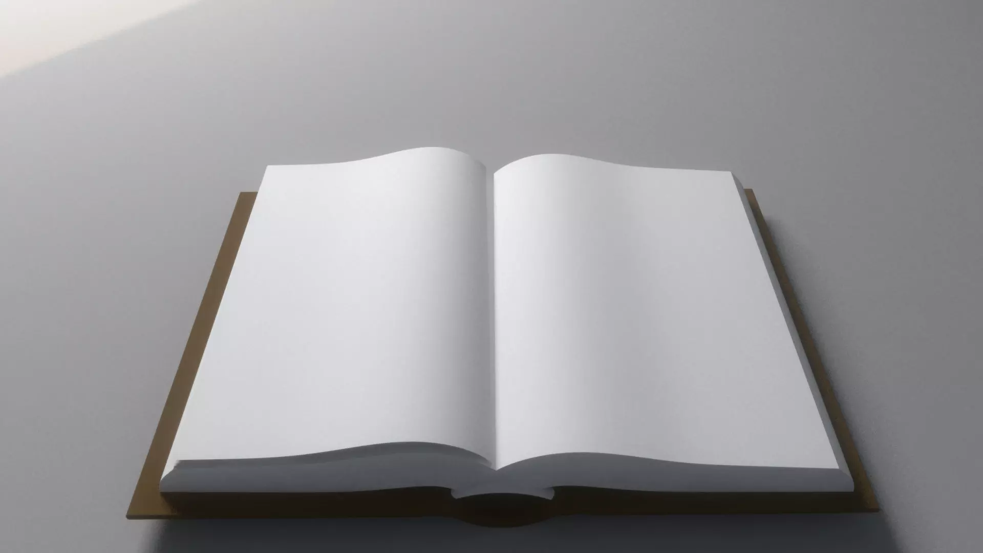 Animated book opening Low-poly 3D model_0