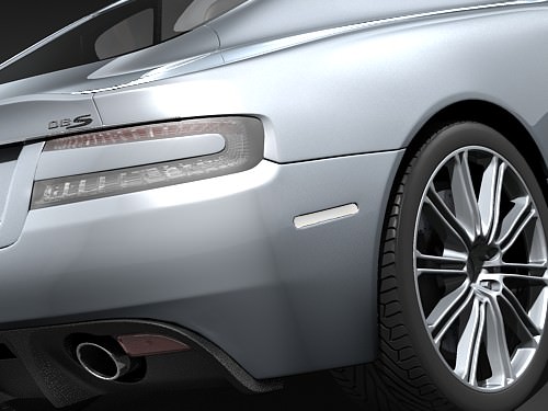 Aston Martin DBS 2009 3D model_3