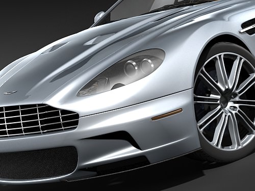 Aston Martin DBS 2009 3D model_2