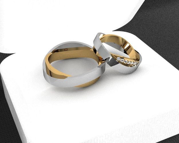 wedding ring 3D print model