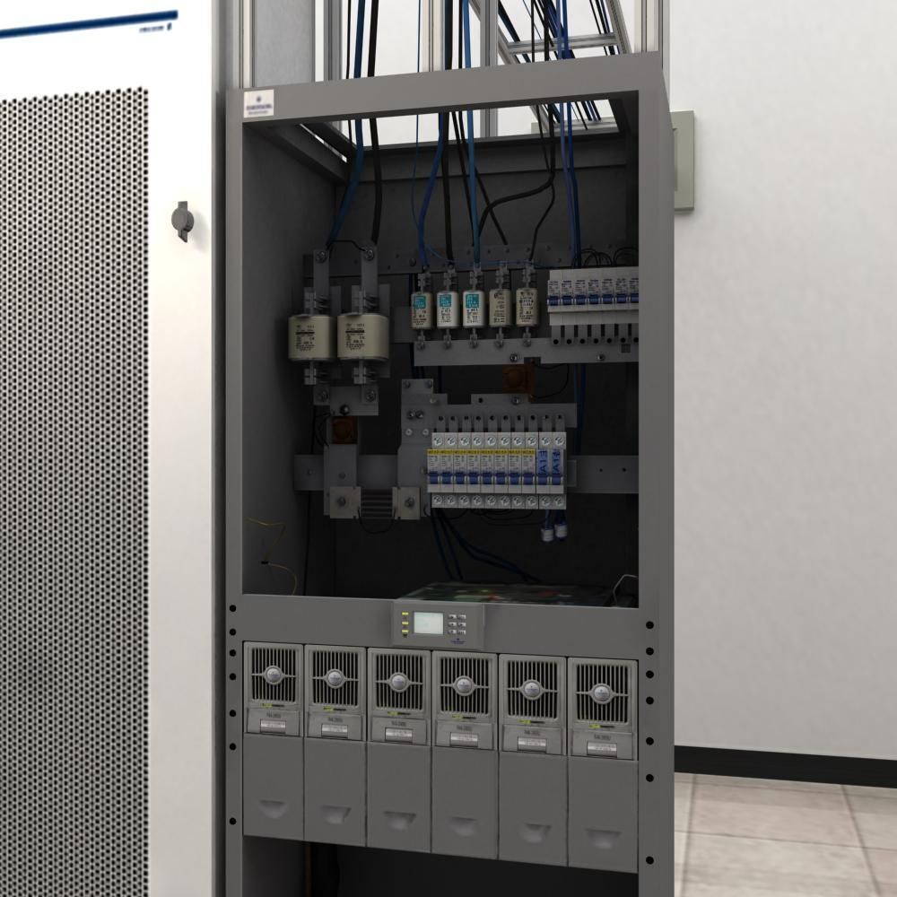 Telecom Power Center Room 02 3D model_11