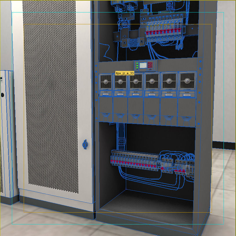 Telecom Power Center Room 02 3D model_23