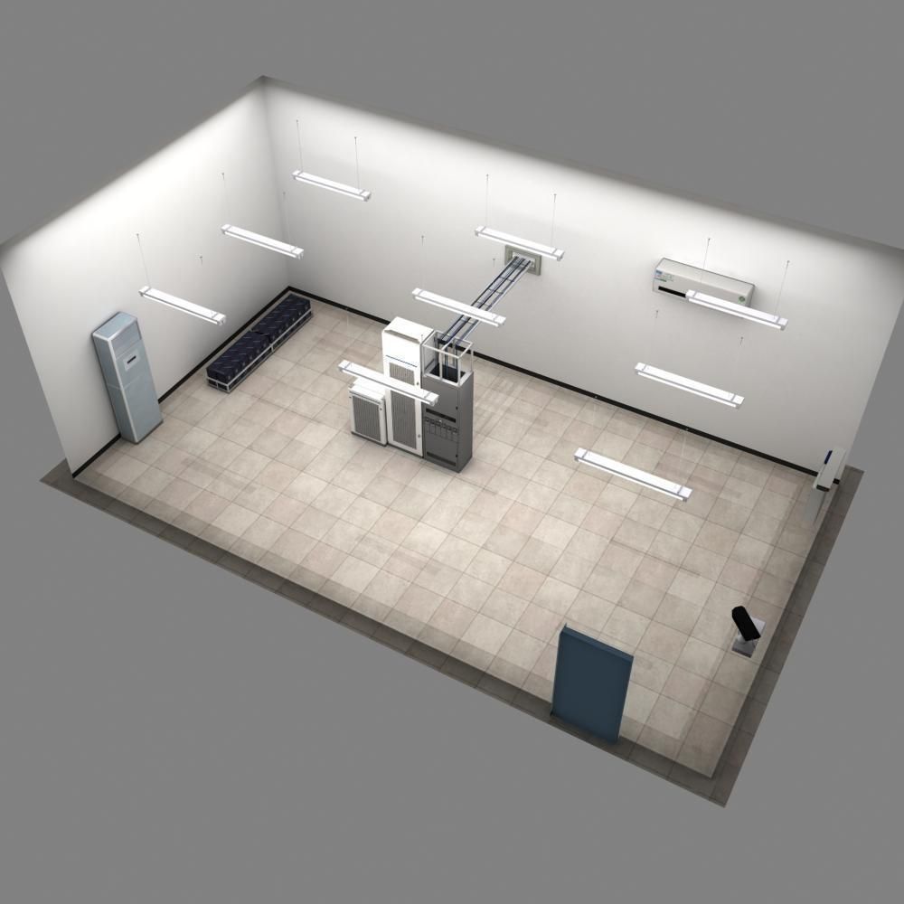 Telecom Power Center Room 02 3D model_5