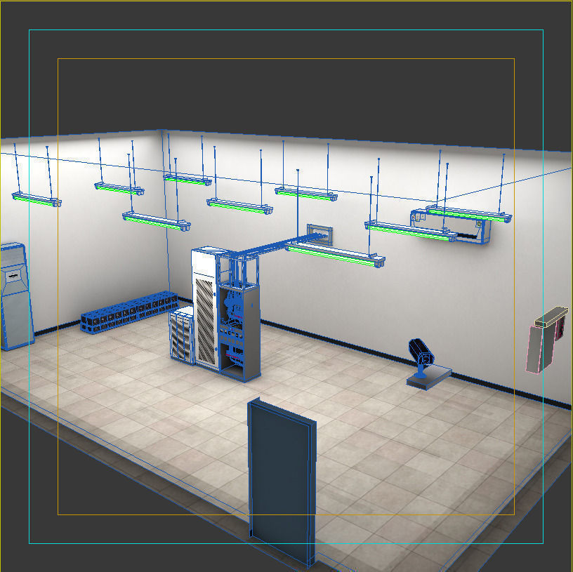 Telecom Power Center Room 02 3D model_25