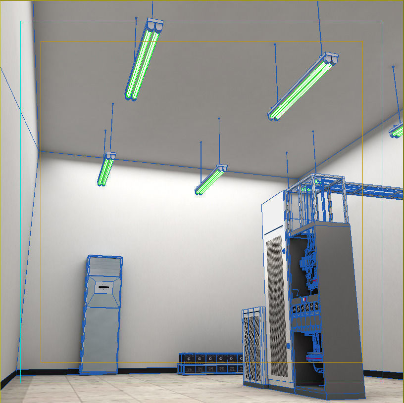Telecom Power Center Room 02 3D model_21