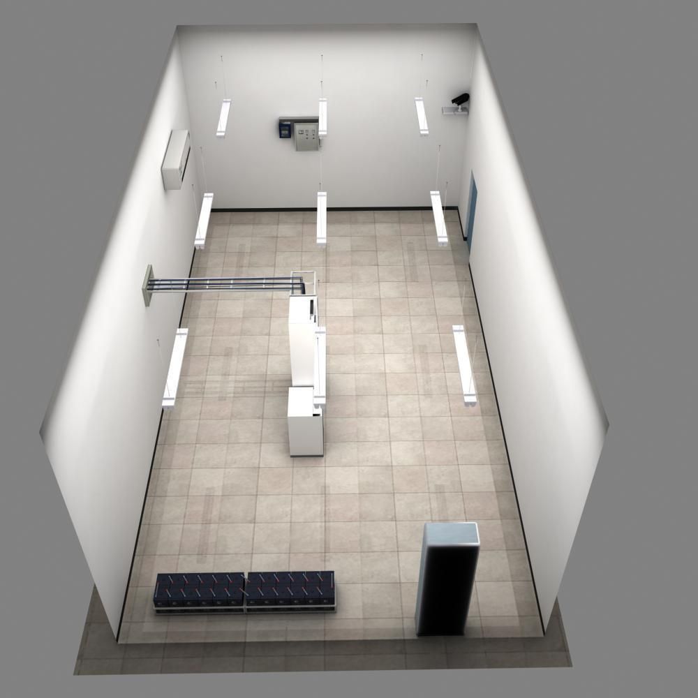 Telecom Power Center Room 02 3D model_1
