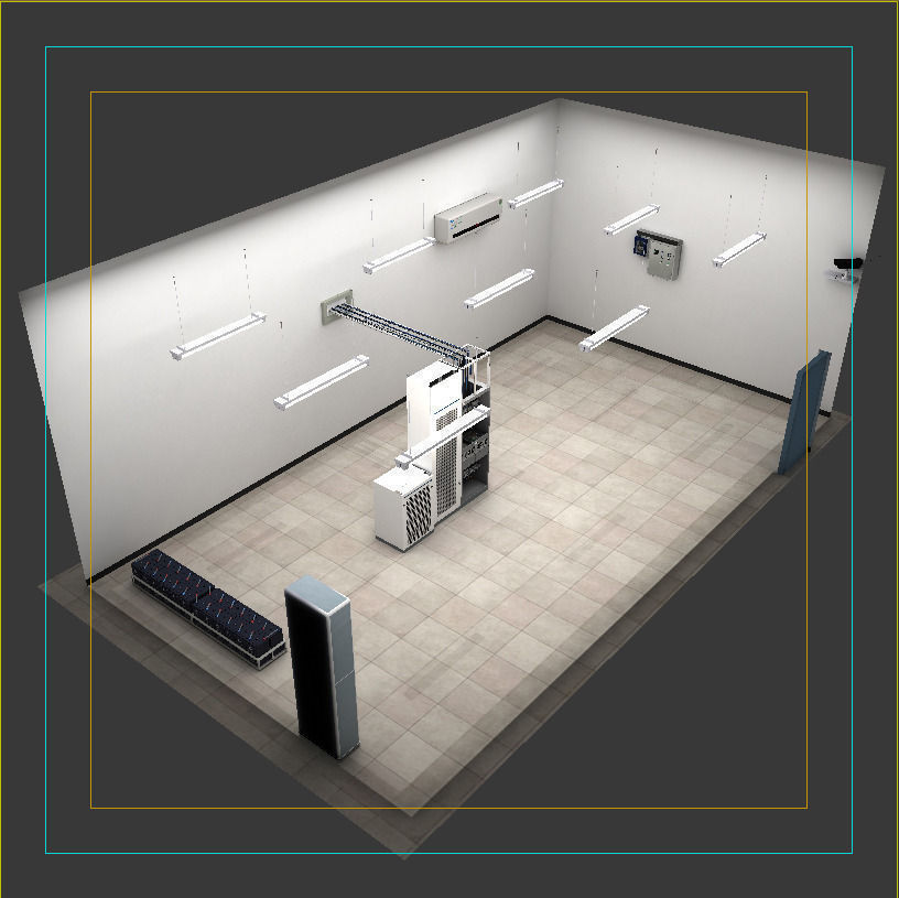 Telecom Power Center Room 02 3D model_16