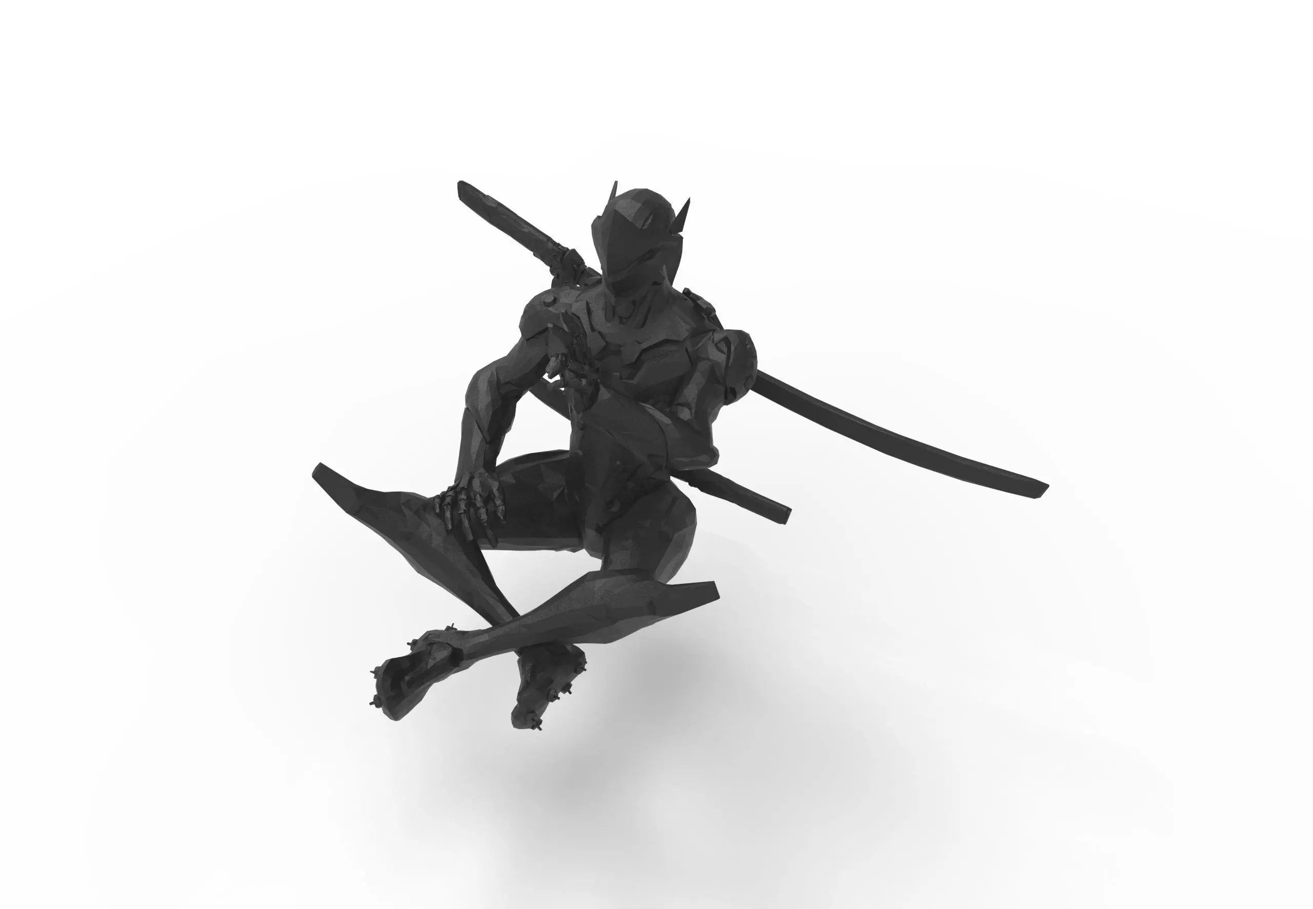 Genji statue 3D print model