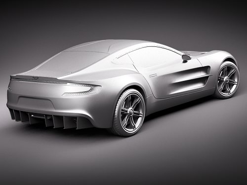 Aston Martin One77 3D model_11