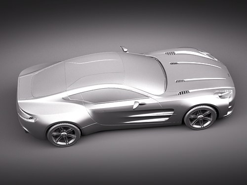 Aston Martin One77 3D model_12