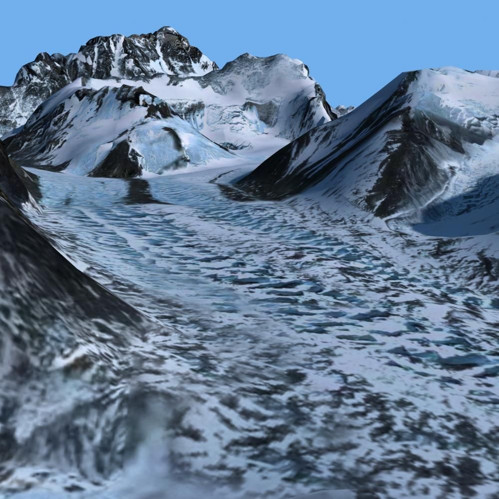Mount Qomolangma 3D model_26