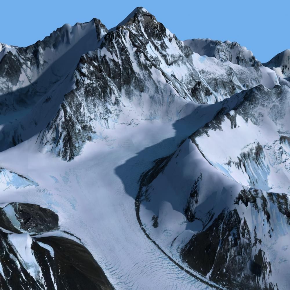 Mount Qomolangma 3D model_21