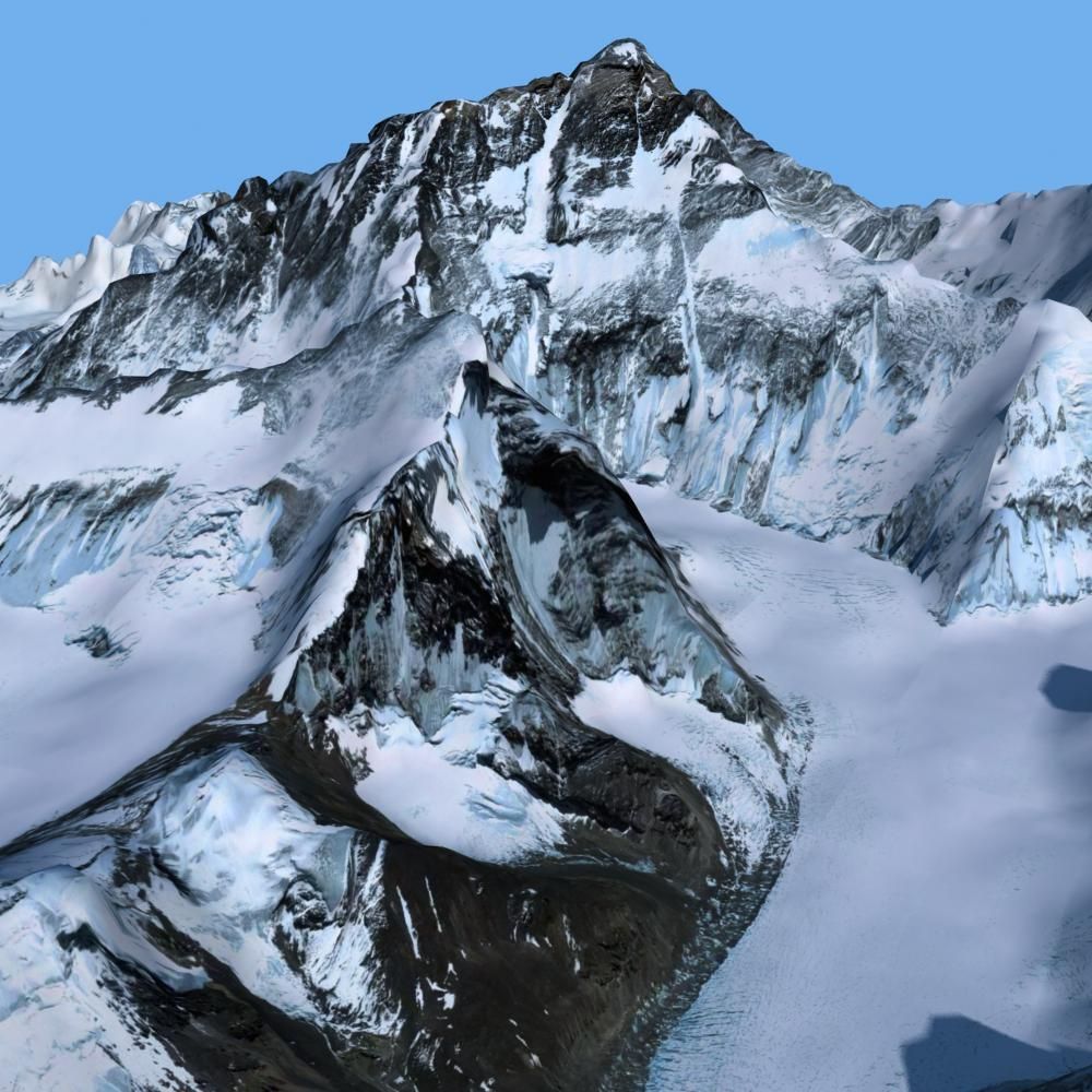 Mount Qomolangma 3D model_17