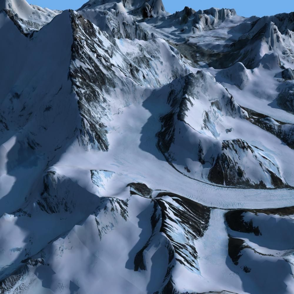Mount Qomolangma 3D model_25