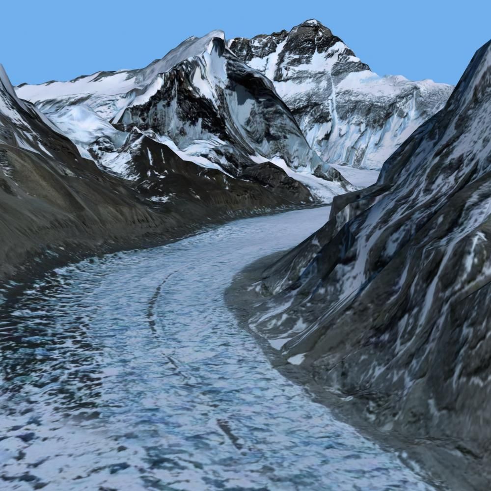 Mount Qomolangma 3D model_28