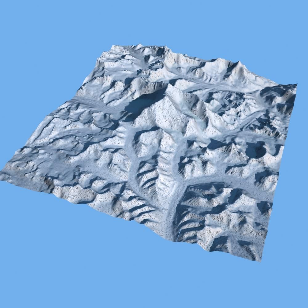 Mount Qomolangma 3D model_27