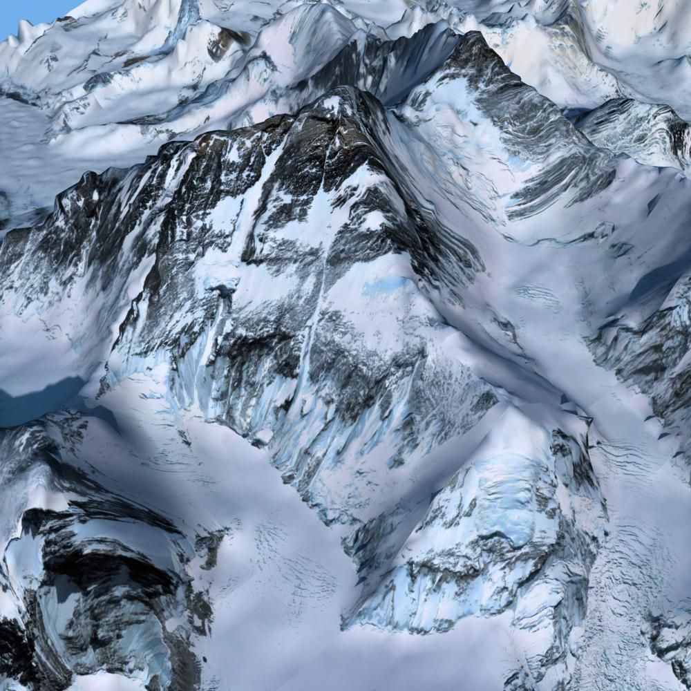 Mount Qomolangma 3D model_23