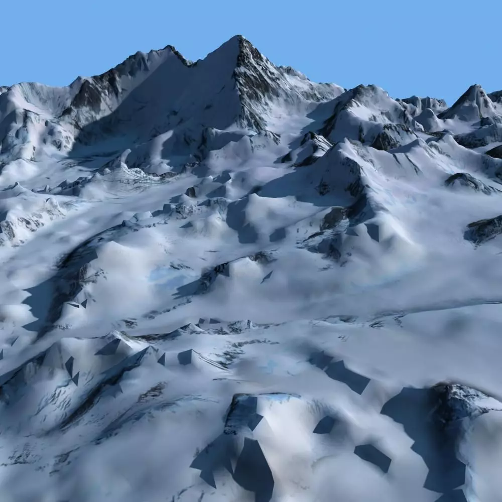 Mount Qomolangma 3D model_0