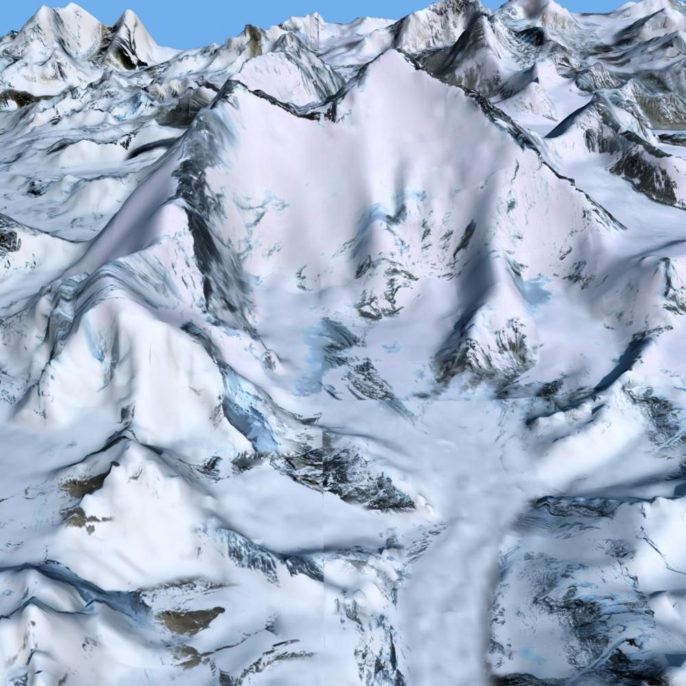 Mount Qomolangma 3D model_16