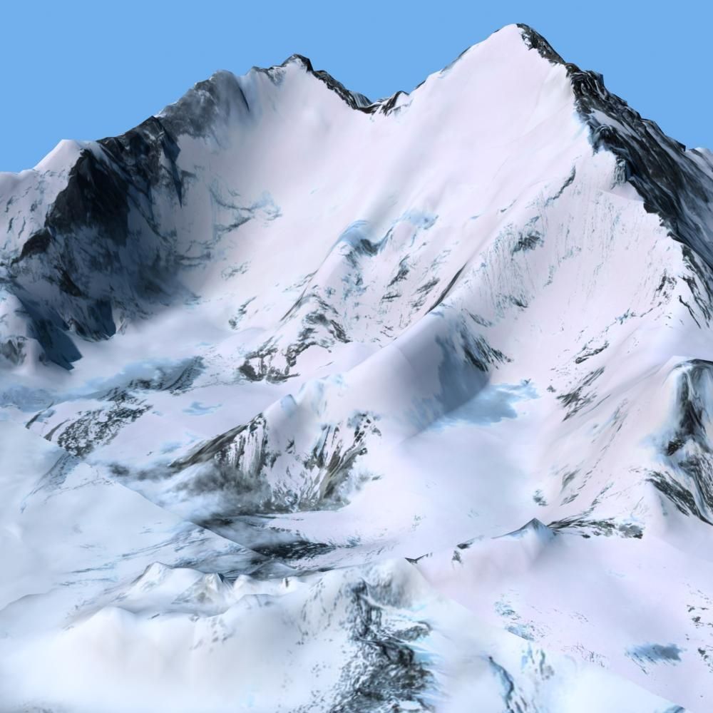 Mount Qomolangma 3D model_19