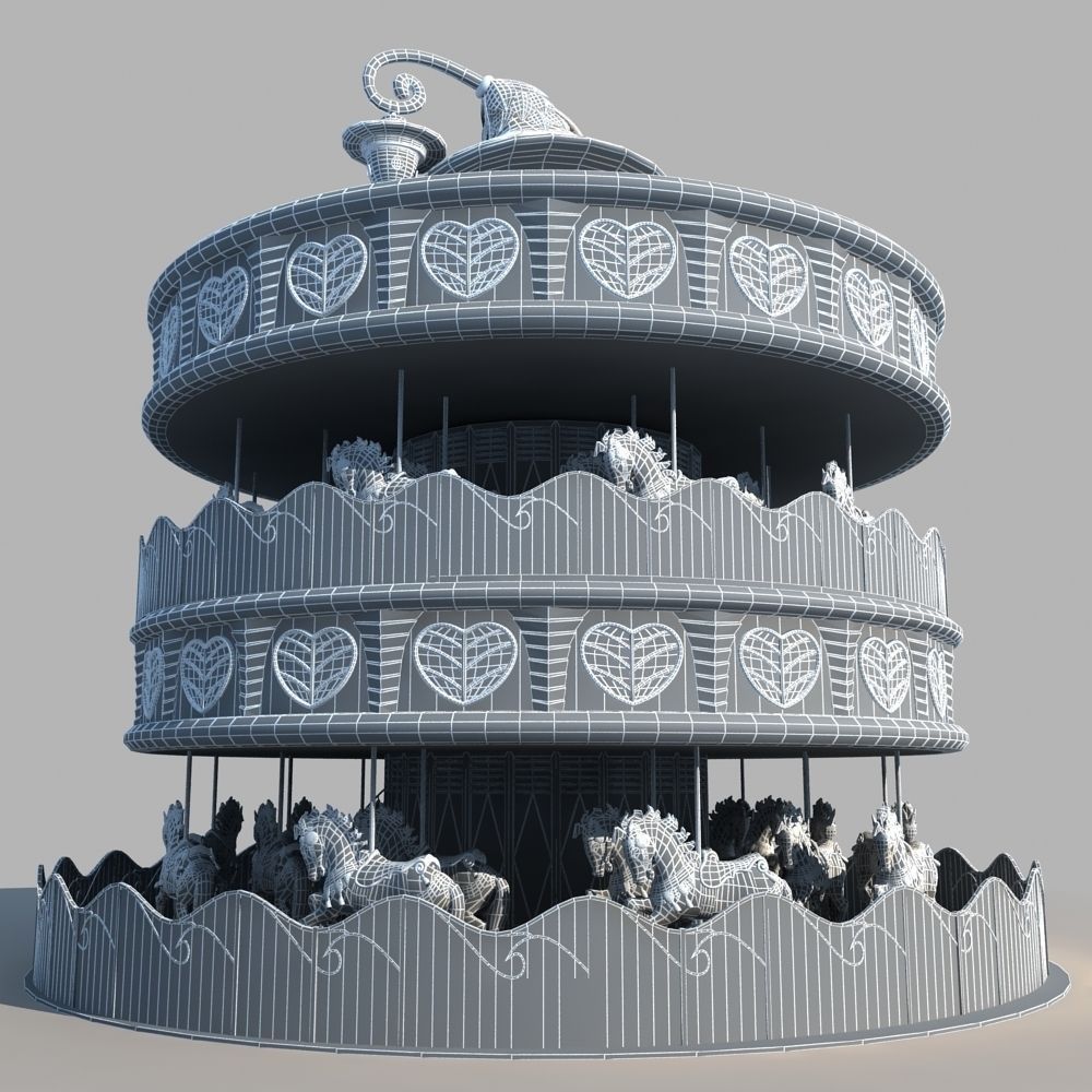 Carousel 01 3D model_10