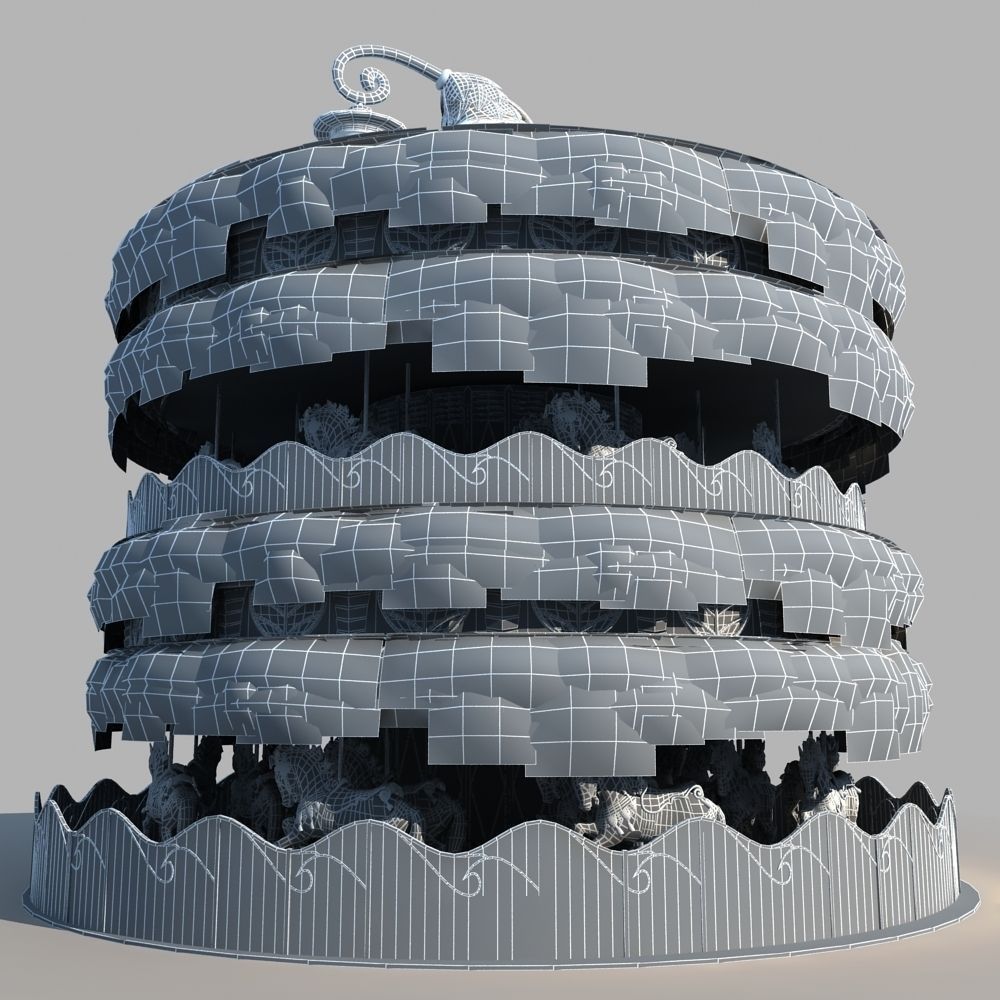 Carousel 01 3D model_9
