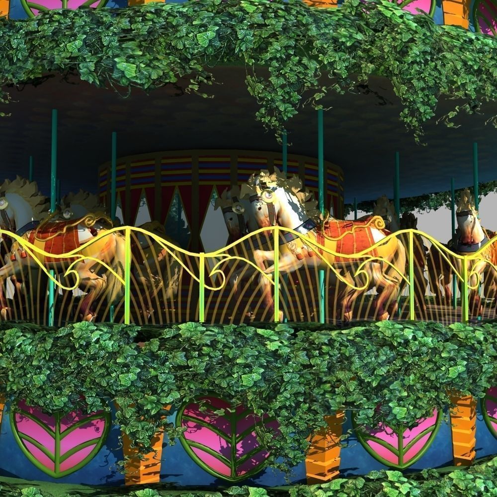 Carousel 01 3D model_8