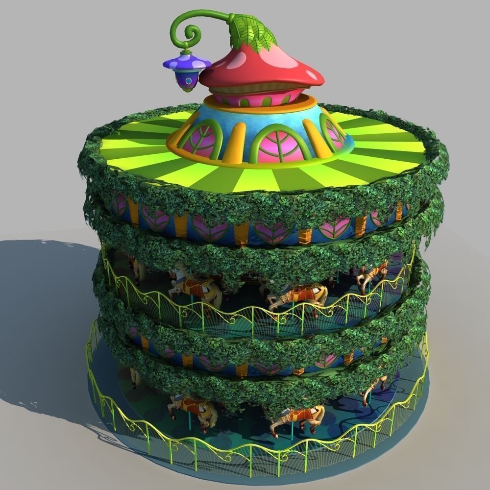 Carousel 01 3D model_12