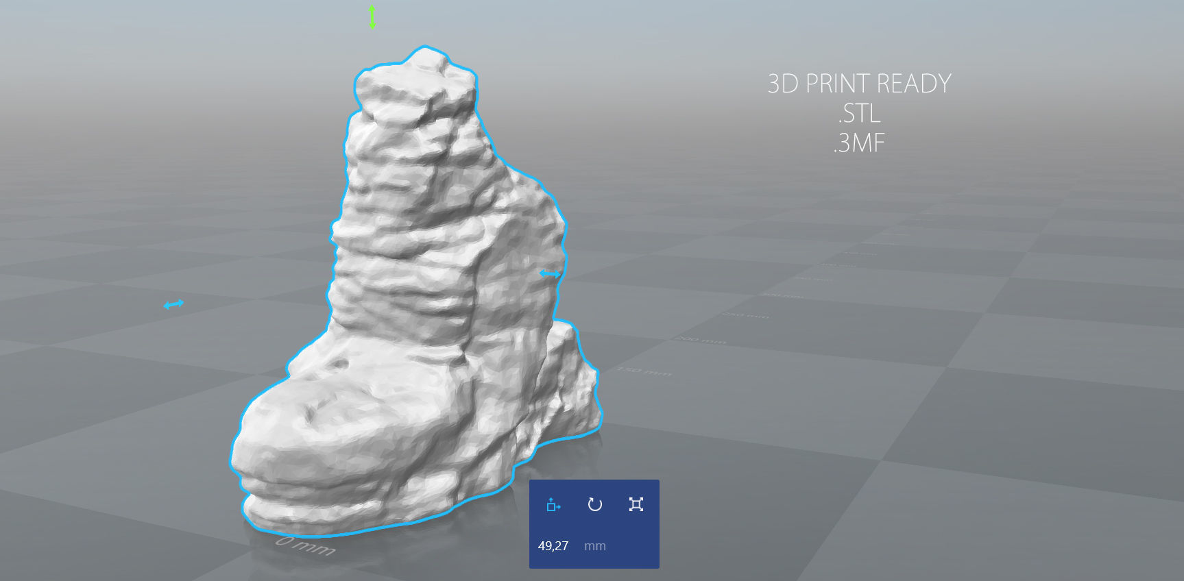 Rock 28 Low-poly 3D model_11
