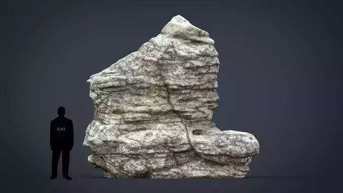 Rock 28 Low-poly 3D model