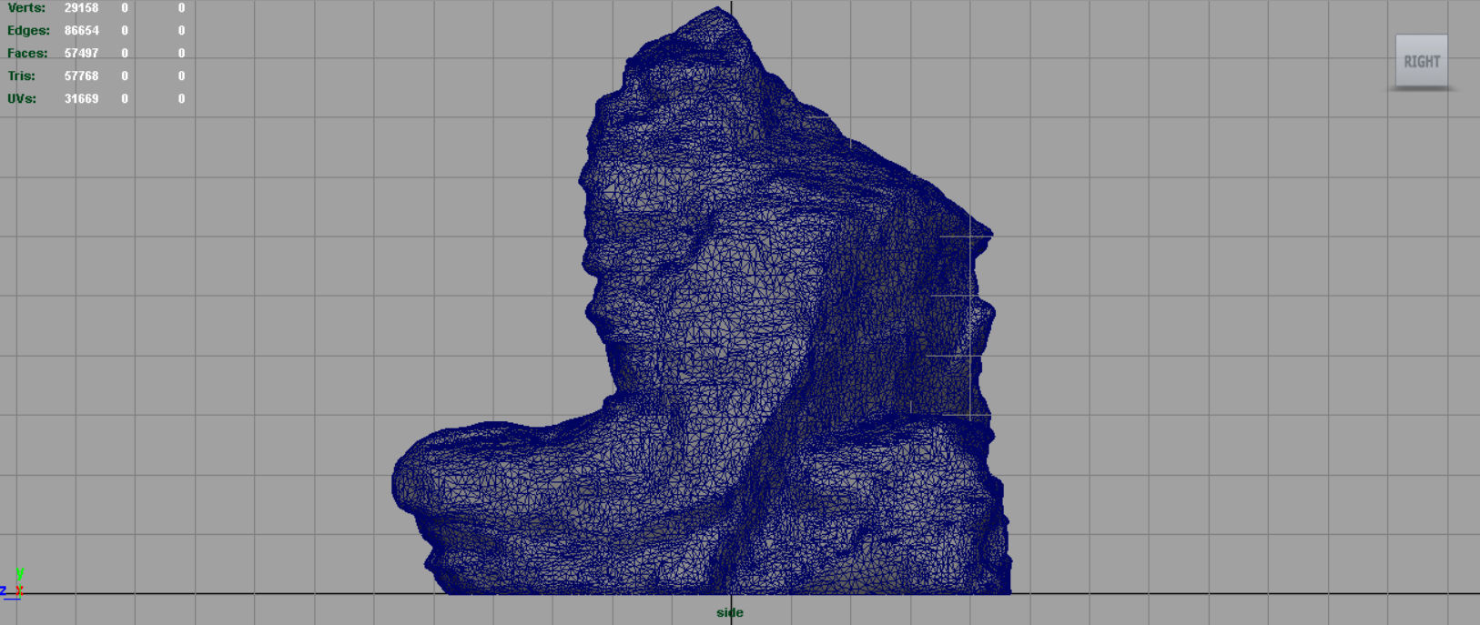 Rock 28 Low-poly 3D model_10