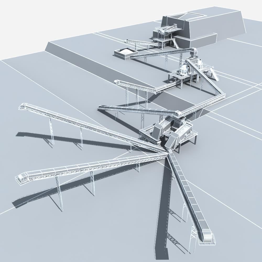 Mining Machinery 3D model_20