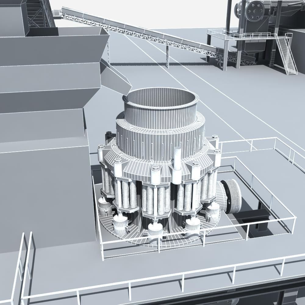 Mining Machinery 3D model_26