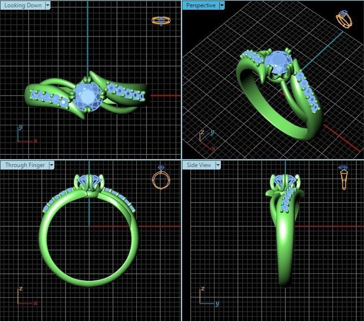 Ring R0480 3D print model_2