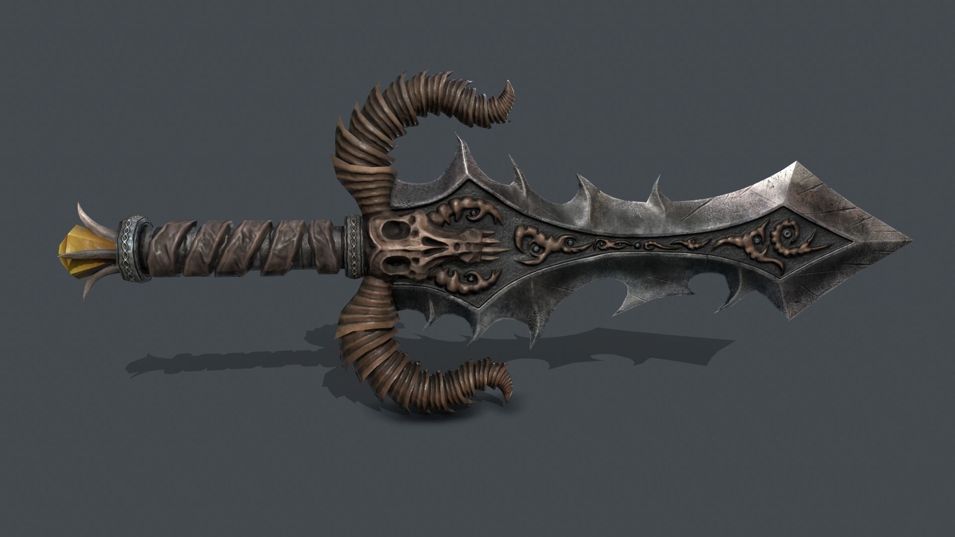 blade of death Low-poly 3D model_14