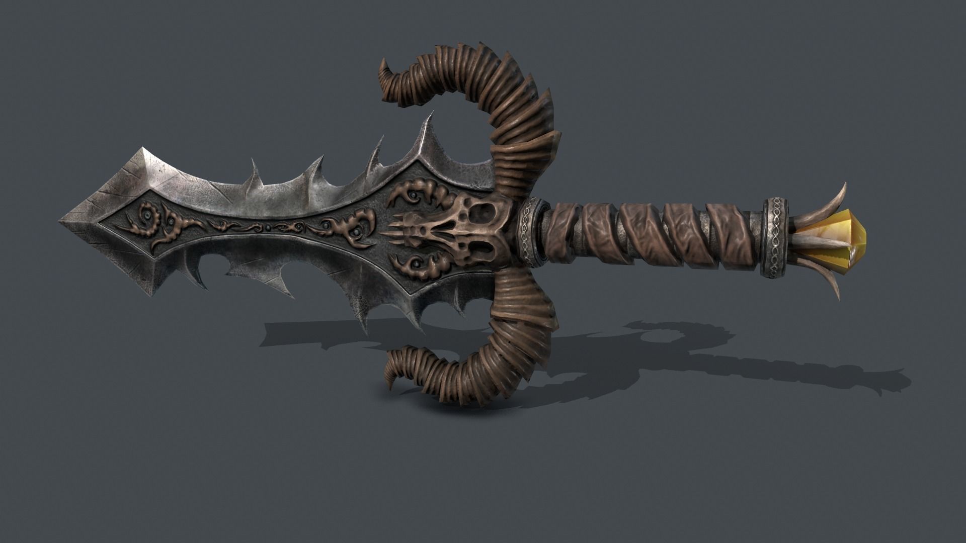 blade of death Low-poly 3D model_11