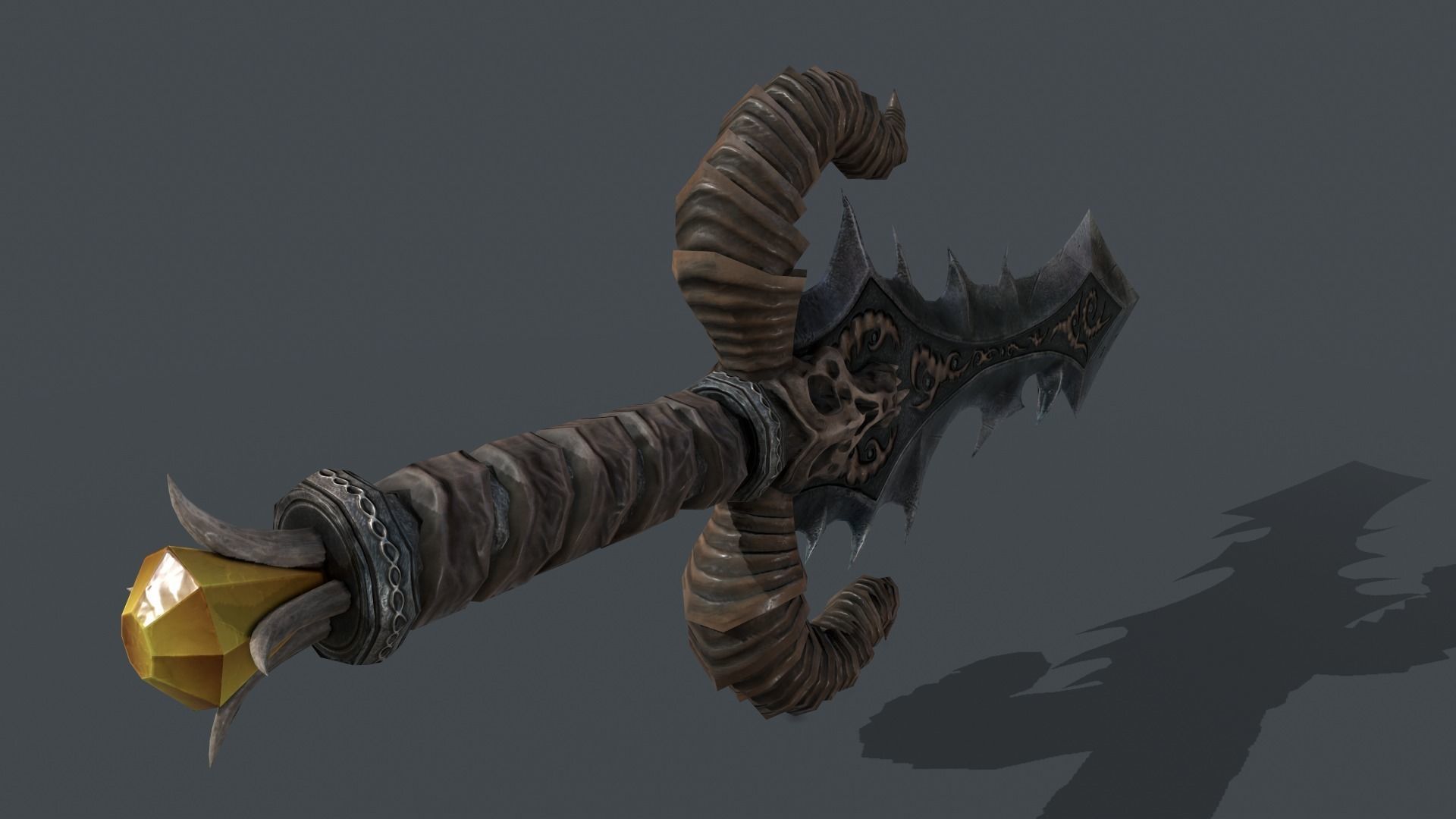 blade of death Low-poly 3D model_13