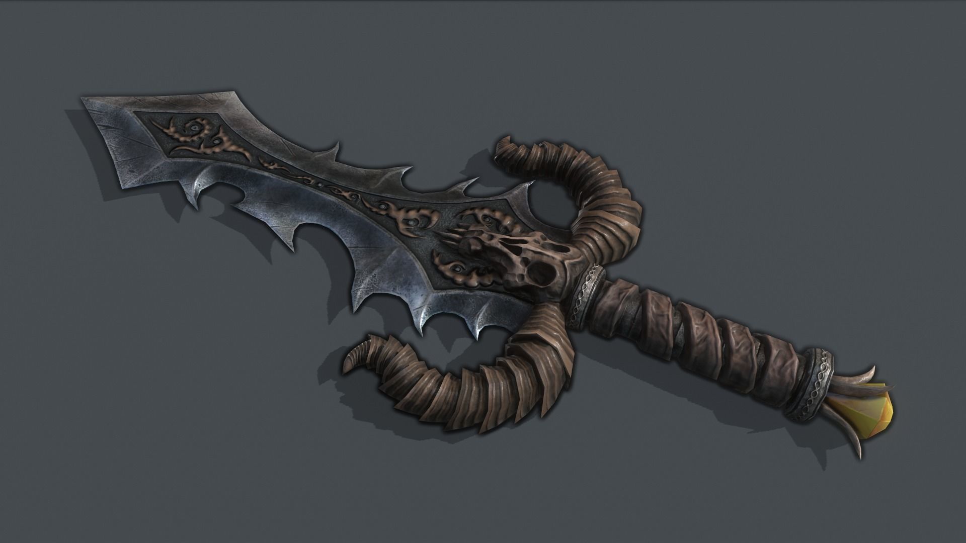 blade of death Low-poly 3D model_17
