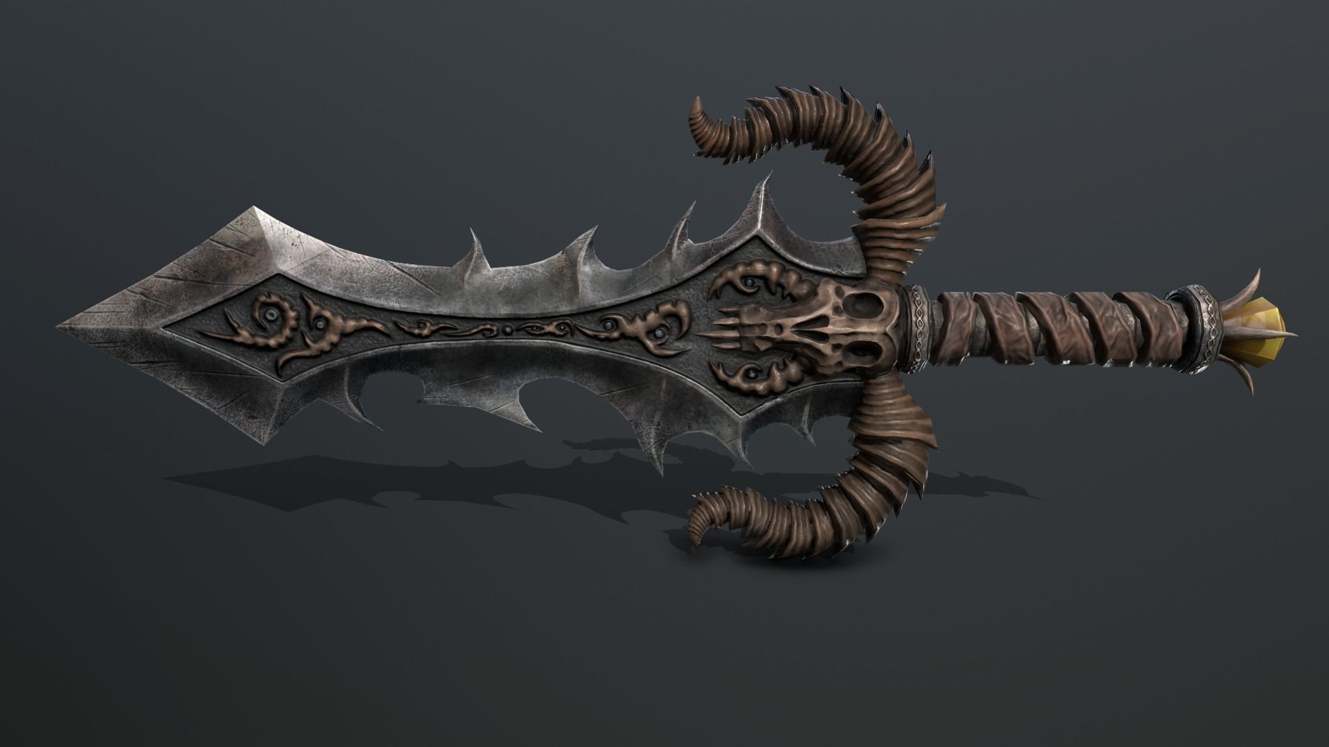 blade of death Low-poly 3D model_2