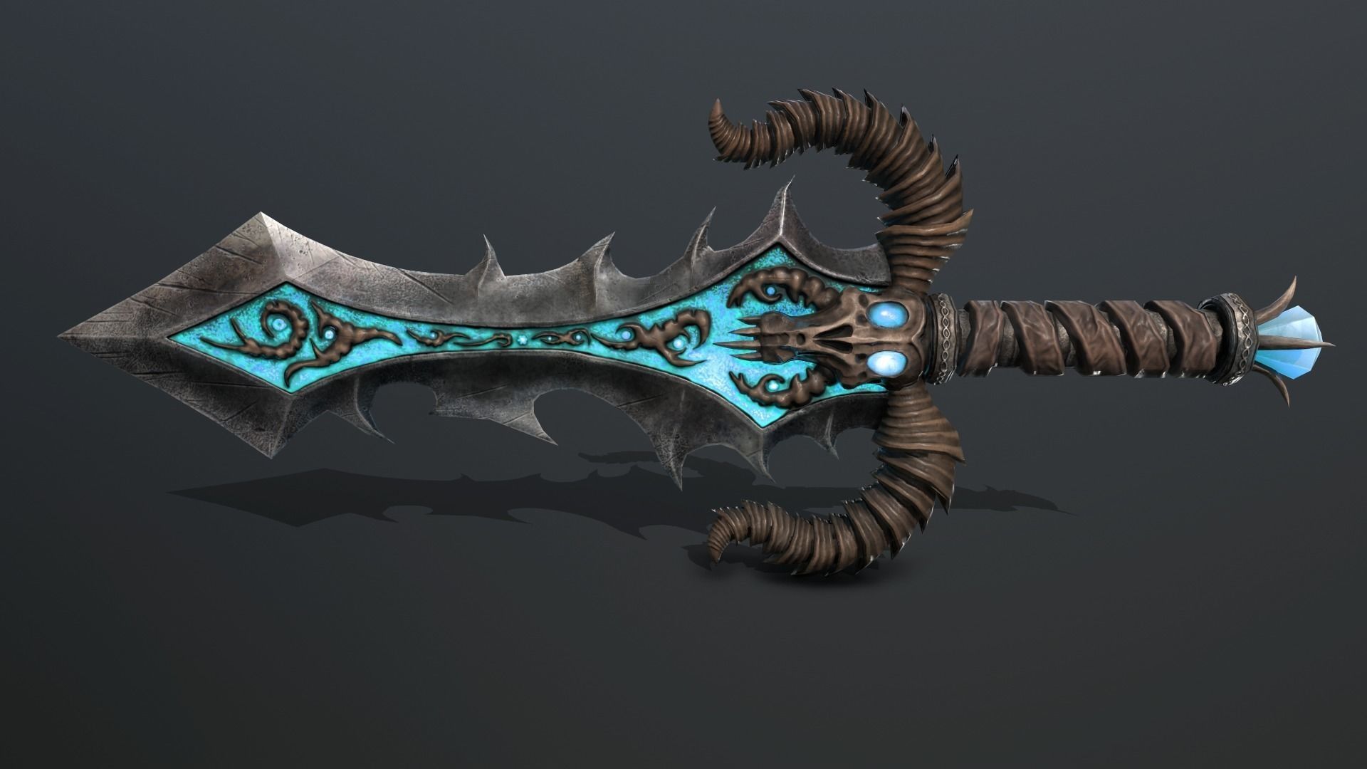 blade of death Low-poly 3D model_3