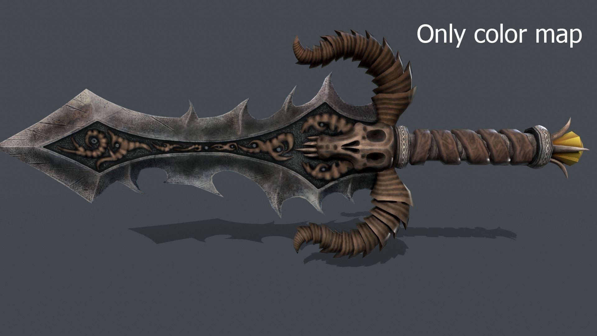 blade of death Low-poly 3D model_9