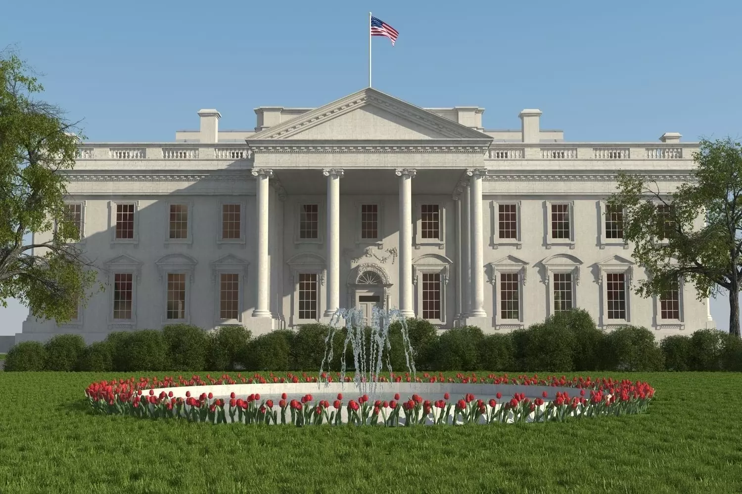 The White House 3D model